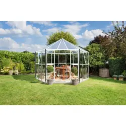 Gewächshausbausatz Hera 9000 9 M2 Metall/kunststoff/glas