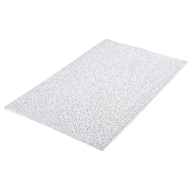 Badteppich Chrissy 60x100 cm Weiß Baumwolle Waschbar