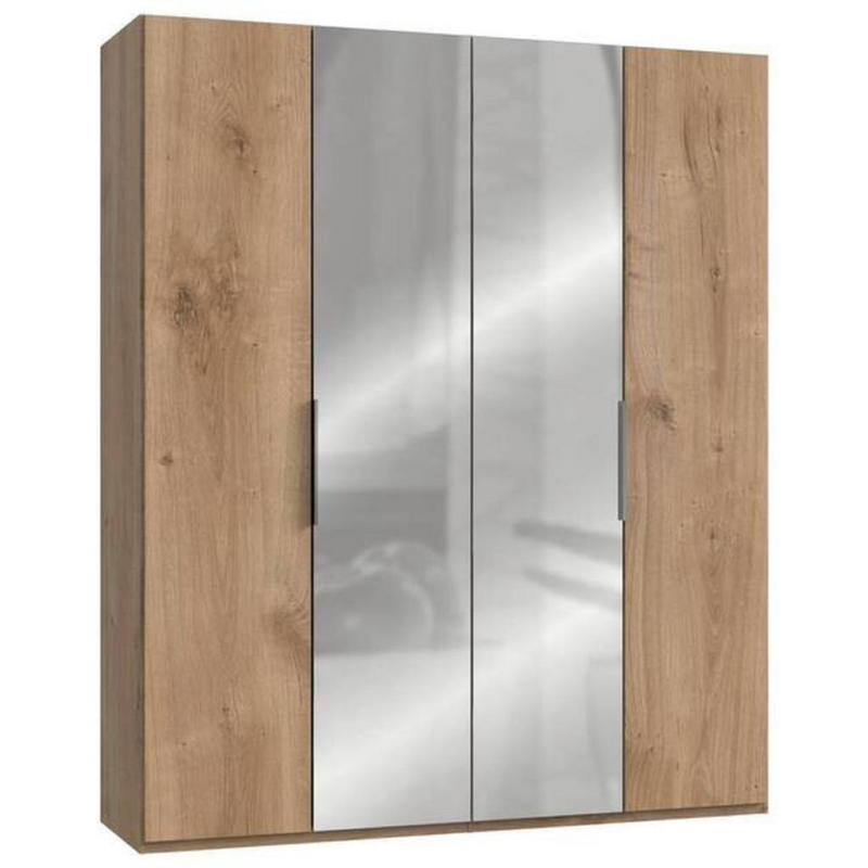 Drehtürenschrank B: 200 Cm Level Eichefarben