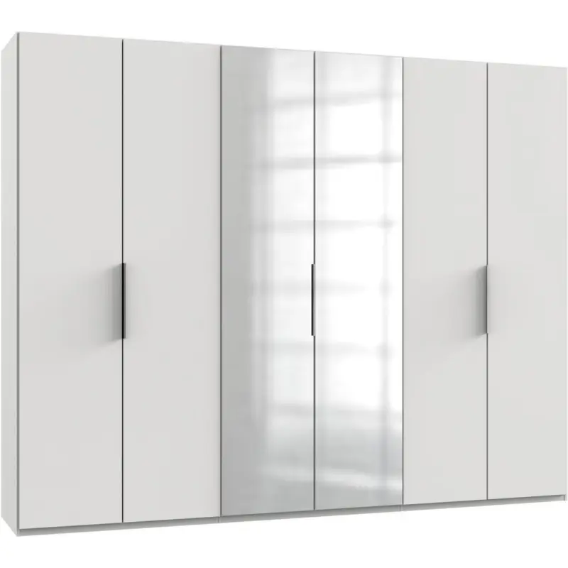 Dreht&uuml;renschrank Mit Spiegel 300 Cm Level Wei&szlig;