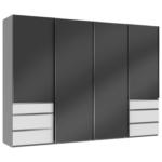 Möbelix Schwebetürenschrank Mit Laden B: 300 Cm Level Grau/weiß