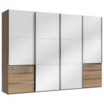 Möbelix Schwebetürenschrank Mit Laden B:300cm Level Weiß/eiche Dekor