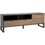 Möbelix Tv-element Sumatra B: 160 Cm Anthrazit/bambus Dekor