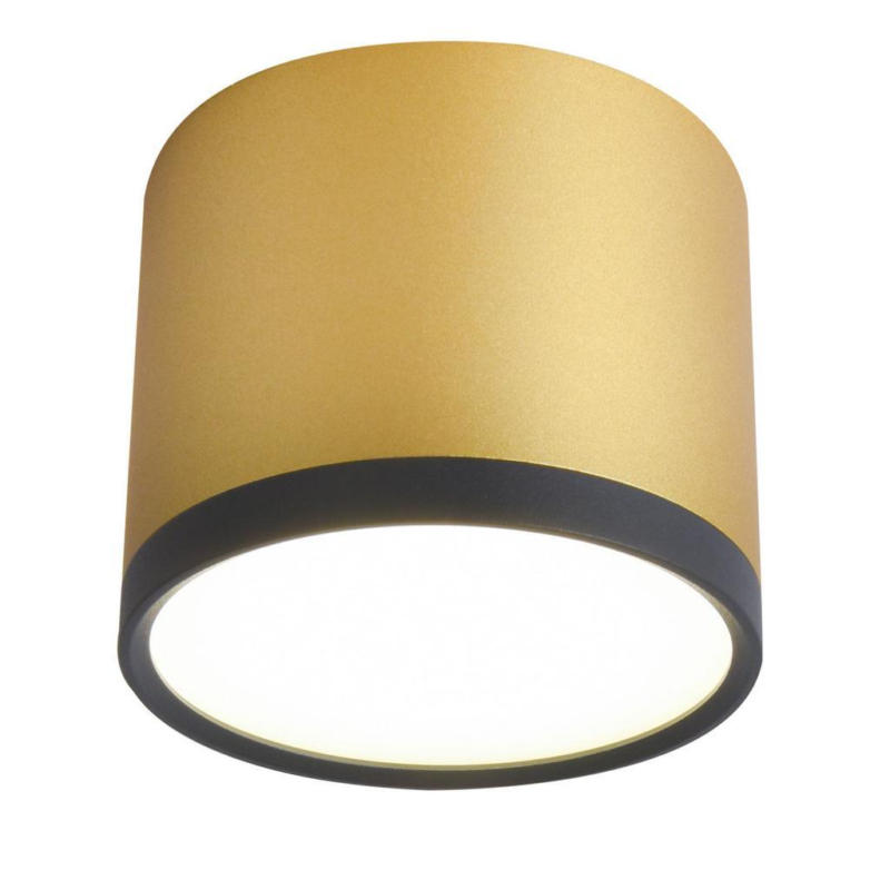 Led-deckenleuchte Ø 8,8 Cm 1-Flammig, Schwarz/golden