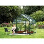 Möbelix Gewächshausbausatz Diana 6700 6,7 M2 Metall/glas Smaragdgrün