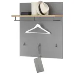 Möbelix Garderobenpaneel Milan Grau/eiche Dekor B: 85 Cm