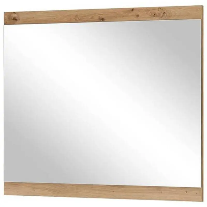Wandspiegel Milan 85x70 Cm Rahmen Eiche Artisan Dekor