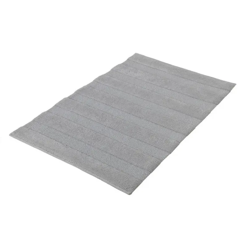 Badteppich Tikka 70x120 cm Silberfarben, Rutschhemmend