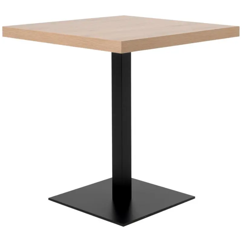Esstisch Quadrato 70x70 cm Eiche Artisan Dekor/Schwarz