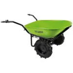 Möbelix Elektro-schubkarre Zi-ewb260 Grün/schwarz 100 L