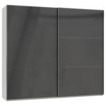 Möbelix Schwebetürenschrank B: 200 cm Level Grau/Weiß