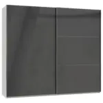 Möbelix Schwebetürenschrank B: 250 Cm Level Grau/weiß