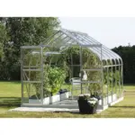 Möbelix Gewächshausbausatz Diana 8300 8,3 M2 Metall/glas