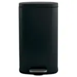 Möbelix Treteimer Akira 50l Schwarz Metall Lxbxh: 42,7x29,7x64,3 Cm