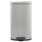 Möbelix Treteimer Akira 50l Weiß Metall Lxbxh: 42,7x29,7x64,3 Cm
