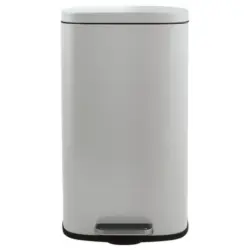 Treteimer Akira 50l Weiß Metall Lxbxh: 42,7x29,7x64,3 Cm
