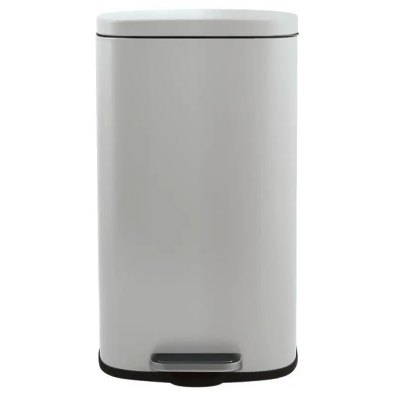 Treteimer Akira 50l Weiß Metall Lxbxh: 42,7x29,7x64,3 Cm