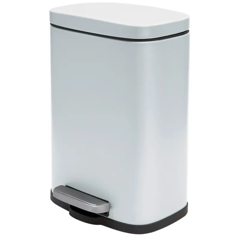 Treteimer Akira 12l Wei&szlig; Metall Lxbxh: 28x19,3x37,9 Cm