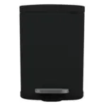 Möbelix Treteimer Akira 12l Schwarz Metall Lxbxh: 28x19,3x37,9 Cm