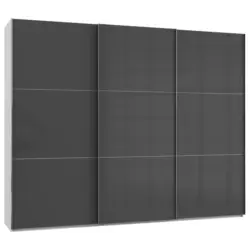 Schwebetürenschrank B: 300 Cm Level 36c Grau/weiß