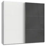 Möbelix Schwebetürenschrank B: 250 Cm Level 36c Grau/weiß