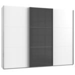 Möbelix Schwebetürenschrank B: 300 Cm Level 36c Grau/weiß