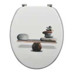 Wc-sitz Multicolor Mit Druck & Antirutschnoppen B: 37 Cm