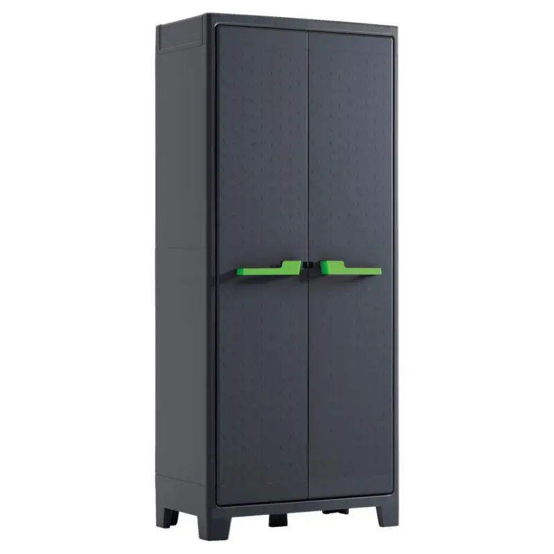 Werkzeugschrank E-com Moby Tall B: 44 Cm Gr&uuml;n/grau