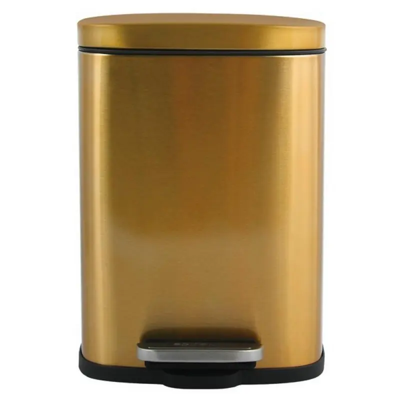 Treteimer Akira 5l Goldfarben Metall LxBxH: 21,4x17,6x30 cm