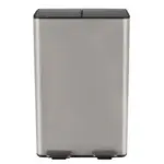 Möbelix Treteimer Aliya 60l Taupe Metall Lxbxh: 45x30x71 Cm