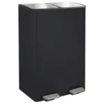 Möbelix Treteimer Aliya 60l Schwarz Metall Lxbxh: 45x30x71