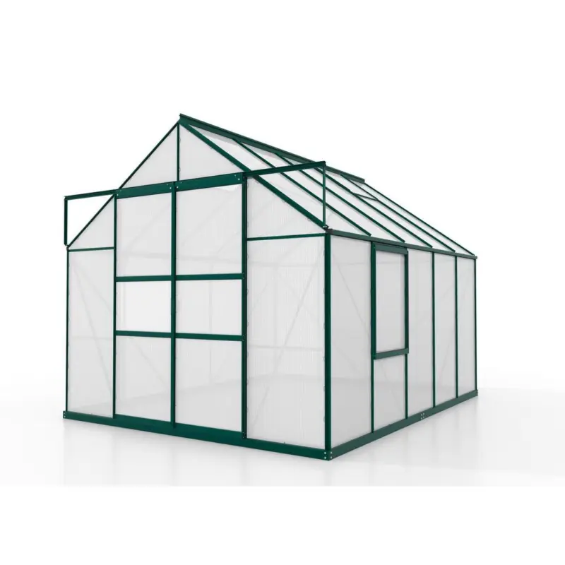 Gewächshausbausatz Meridian 2 8300 8,2 M2 Metall/Kunststoff