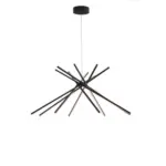 Möbelix Led-hängeleuchte Led-Shanghai-S8 Nero