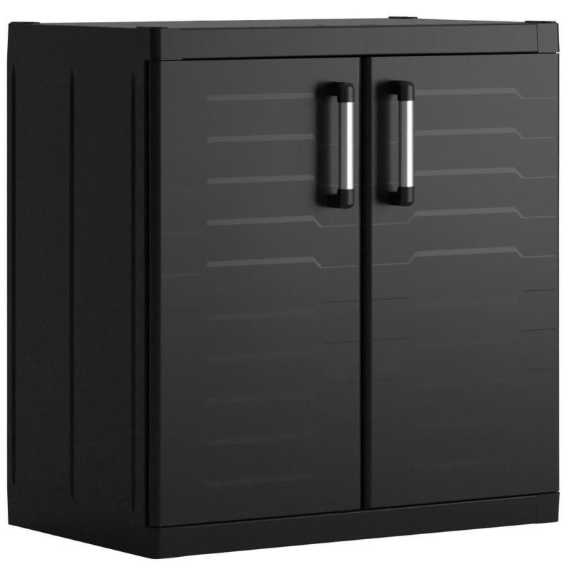 Geräteschrank E-com Detroit Base B: 89 Cm Schwarz