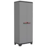Möbelix Mehrzweckschrank Stilo Tall Grau/rot/schwarz Bxh: 68x173cm