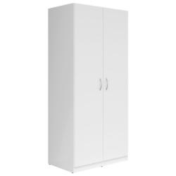 Drehtürenschrank B: 91 Cm Casao, Weiß