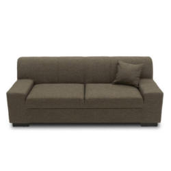 3-Sitzer-Sofa Norma Grau/Braun Webstoff