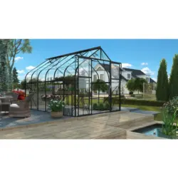 Gewächshausbausatz Diana 9900 Esg3mm, Schwarz Set