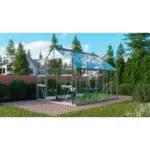 Möbelix Gewächshausbausatz Meridian 2 8300 8,3 M2 Metall/glas