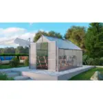 Möbelix Gewächshausbausatz Meridian 2 9900 9,9 M2 Kunstoff/metall