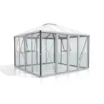 Möbelix Gewächshaus 317x264,5x321,5 Cm Hohlkammerplatten/glas/metall