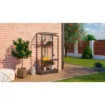 Möbelix Balkongewächshaus Polis 350 Alufarben Metall/glas H: 165cm