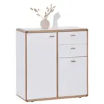 Möbelix Kommode B: 86 Cm Ronda Weiß/eiche Dekor