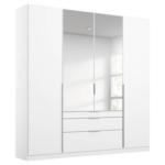 Möbelix Drehtürenschrank 181cm Alabama, Weiß