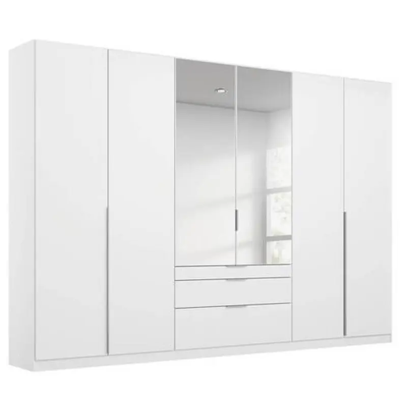 Drehtürenschrank 271cm Alabama, Weiß
