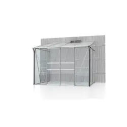 Anlehn-gewächshausbausatz Ida 5200 Esg/hkp, Alu