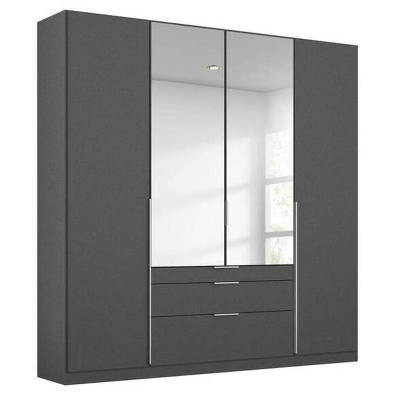 Drehtürenschrank 181cm Alabama, Grau