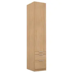 Drehtürenschrank mit Laden B: 47 cm Alabama, Eiche Dekor