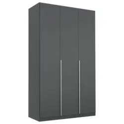 Drehtürenschrank B: 136 Cm Alabama, Grau