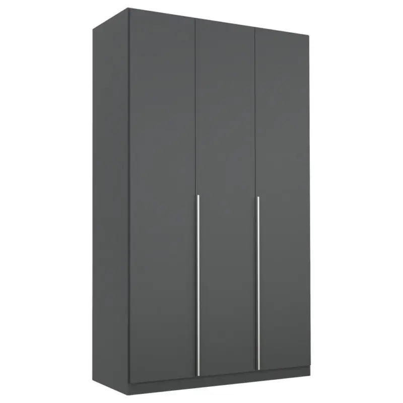 Drehtürenschrank B: 136 Cm Alabama, Grau